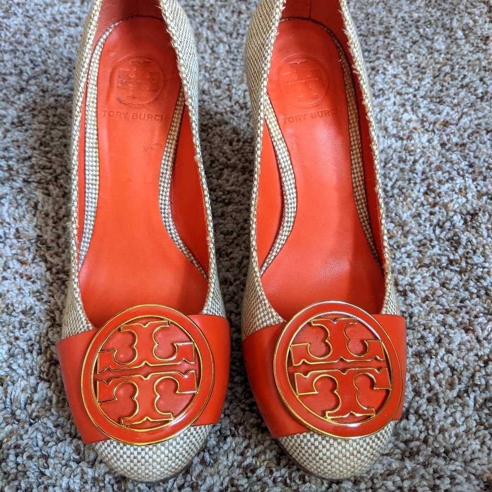 🔴SOLD🔴Tory Burch Stacked Heels